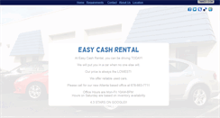 Desktop Screenshot of easycashrental.com
